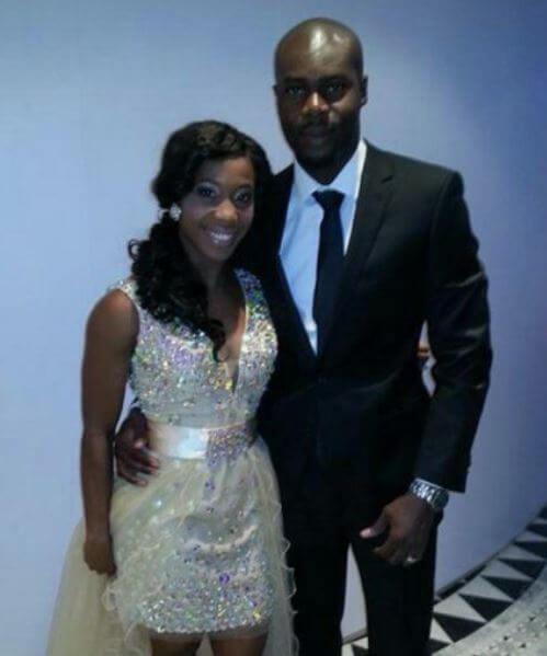 Orane Fraser daughter Shelly-Ann Fraser-Pryce and son-in-law.
